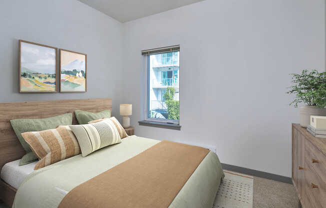 Bedroom with Hard Surface Flooring