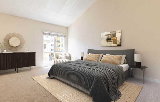 Bedroom with Hard Surface Flooring