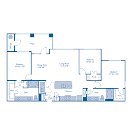 3 beds, 2 baths, 1,388 sqft, $2,171