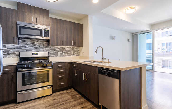 Kitchen with Stainless Steel Appliances