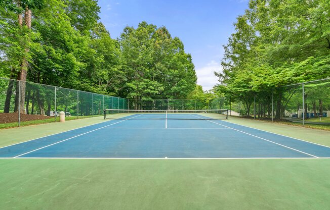 Tennis Court at Waterford Place Apartments in Greensboro, NC