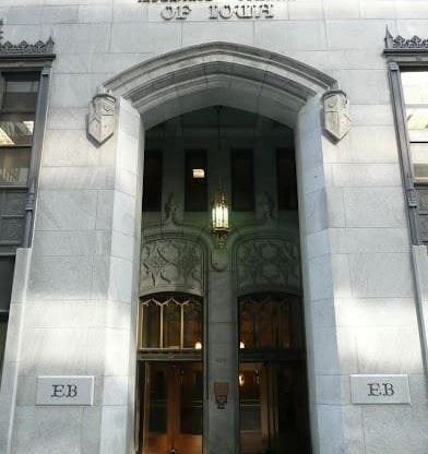 Equitable Building Locust entrance