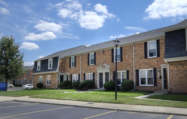 Apartment building, grounds, and parking
