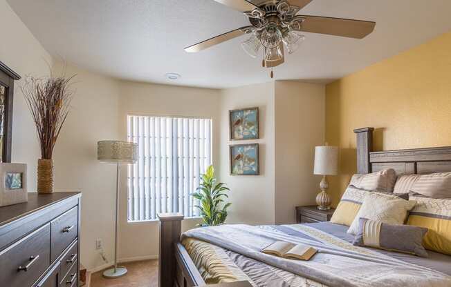 Arboretum large bedroom with ceiling fan