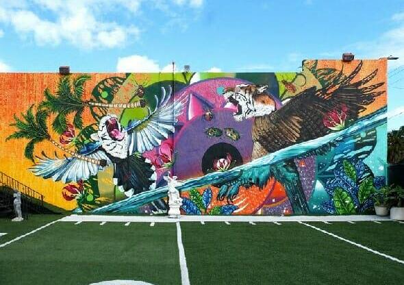 art on neighborhood  building