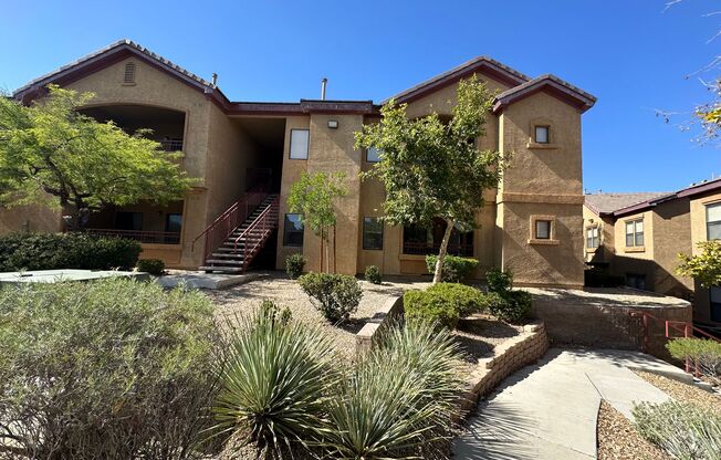CUTE UPSTAIRS CONDO UNIT , LOCATED IN A GATED COMMUNITY 2 BEDROOM / 2 FULL BATH