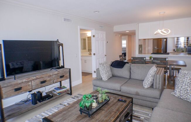 RARE Offering 2BD/2BA Furnished Condo of secured building in highly sought after Boutique Bella Capri building.