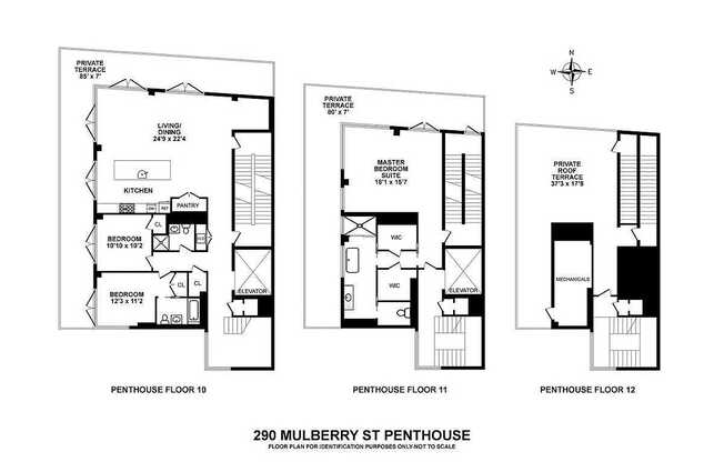 3 beds, 3 baths, 2,613 sqft, $25,000, Unit PH