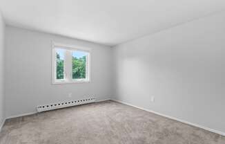 Empty room at Gull Harbor Apartments, New London, CT