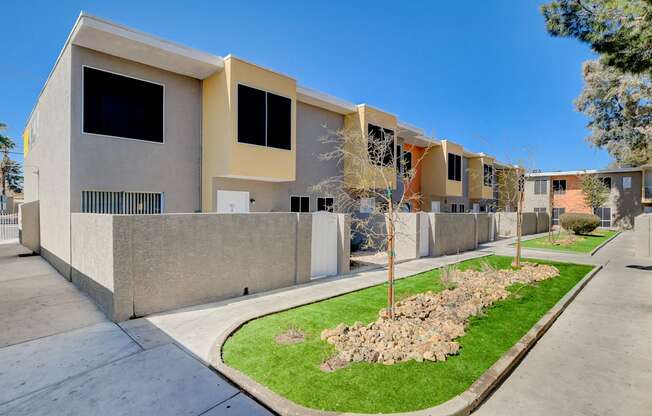 apartment buildings at Summer Meadows, Las Vegas, Nevada