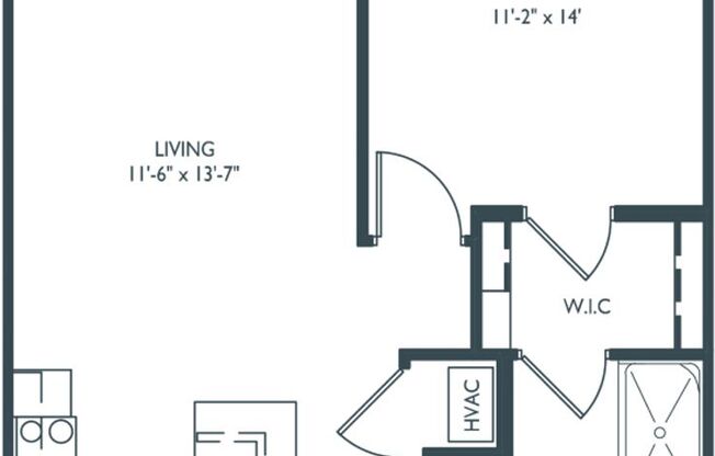 1 bed, 1 bath, 789 sqft, $1,650, Unit 109