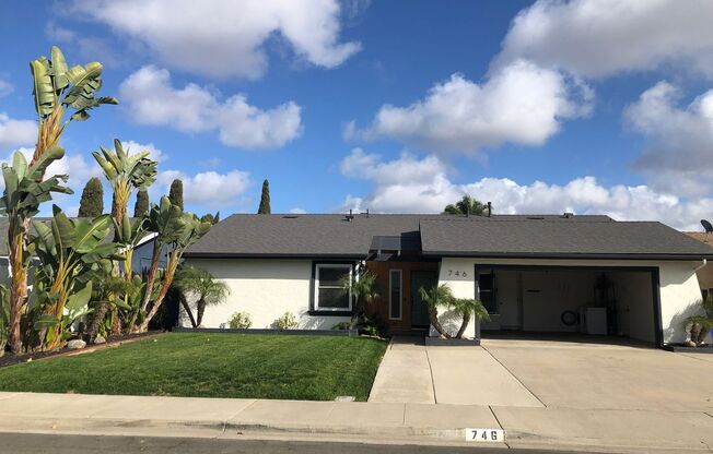 4 Bedroom 2 Bath Fabulously Remodeled Oceanside home with over 1500 square feet of modern living space