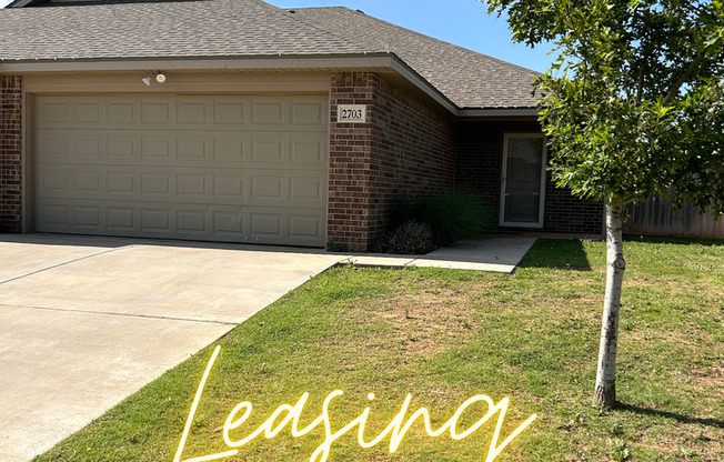Leasing Special *** 3 Bedroom, 2 bath, 2 car garage in Cooper ISD