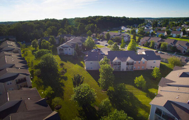Drone View Of Property at Steeplechase at Shiloh Crossing, Indiana