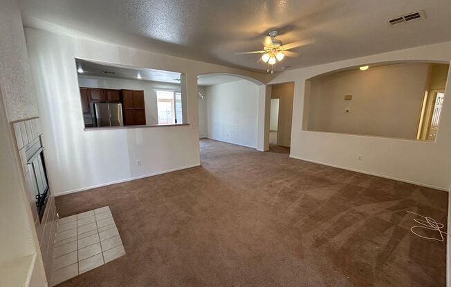 Single story 3+ bedroom open concept home