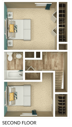 2 beds, 1.5 baths, 1,000 sqft, $1,250