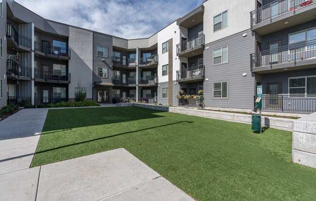 the preserve at cardinal heights apartments patio and grass