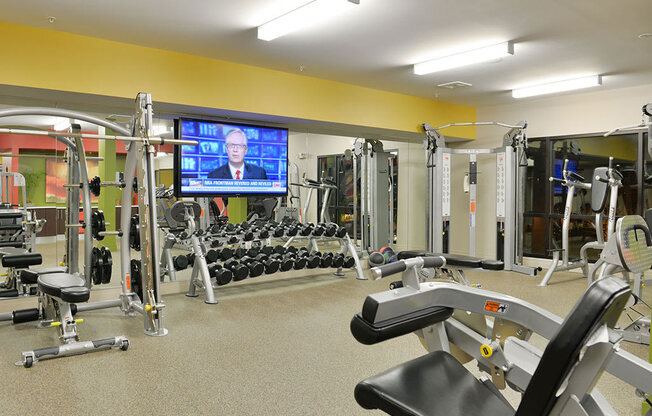 Fitness Center With Updated Equipment at Mira Upper Rock, Rockville, 20850