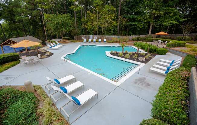 Aerial Pool View at The Carter 4250, Norcross, GA