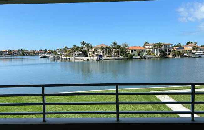 Spacious 2/2 Waterfront Unit in Gated Community!