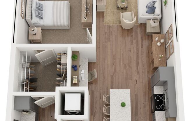 1 bed, 1 bath, 770 sqft, $1,820, Unit 518