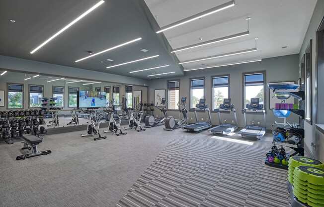 Fitness Center with Cardio, Strength Training and On-Demand WellBeats Madison Ellis Preserve, Newtown Square, PA, 19073