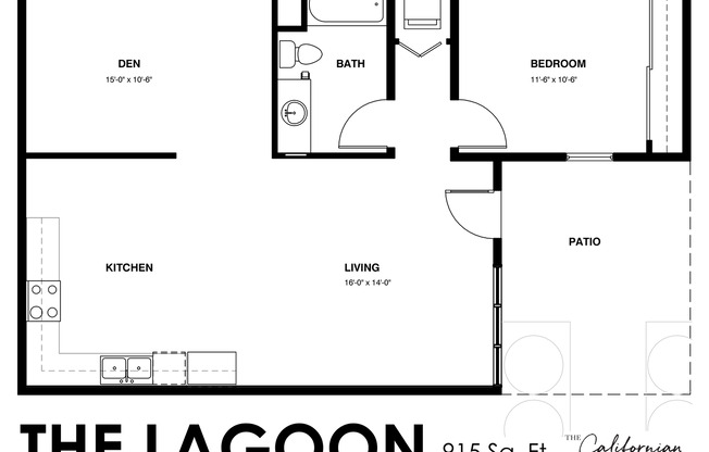 1 bed, 1 bath, 696 sqft, $2,995, Unit 109