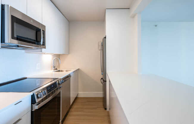 Kitchen with Stainless Steel Appliances