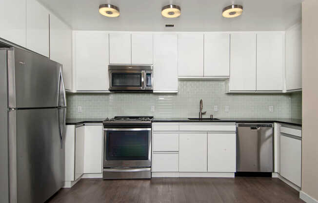 Kitchen with Stainless Steel Appliances