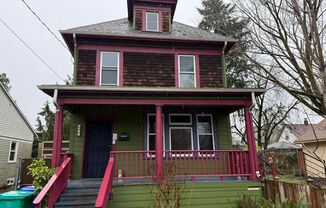 Unique Vintage 3 bedroom, 2 bath home in N Portland! New carpet, Fresh paint, Fenced side yard! Unfinished Basement!