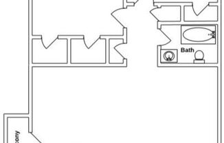 2 beds, 1 bath, 865 sqft, $865