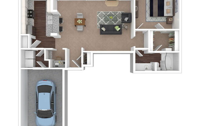 1 bed, 1 bath, 898 sqft, $1,613