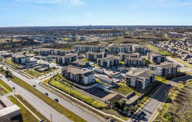 Aerial Community View at Bridge at Tech Crossing, Austin, 78753