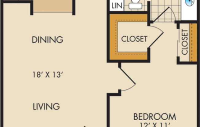 1 bed, 1 bath, 700 sqft, $1,440