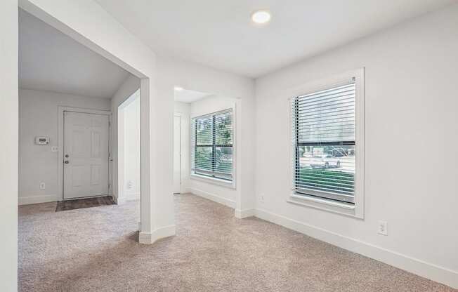 sunroom and dining room