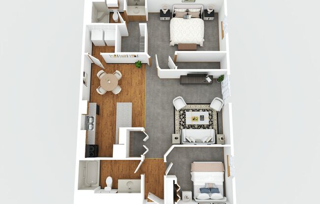 2 beds, 2 baths, 1,086 sqft, $1,349.99, Unit 761-209
