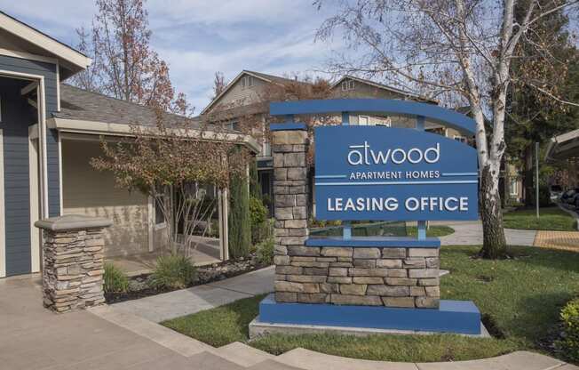 Leasing Center External View at Atwood Apartments, Citrus Heights, California
