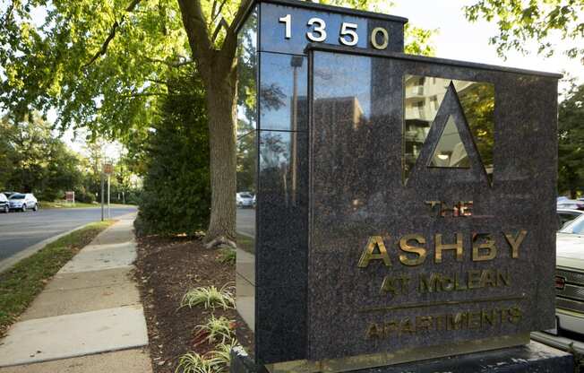Ashby Exterior Sign at The Ashby at McLean, Virginia
