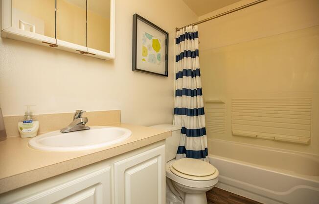 a close up of a sink and a mirror