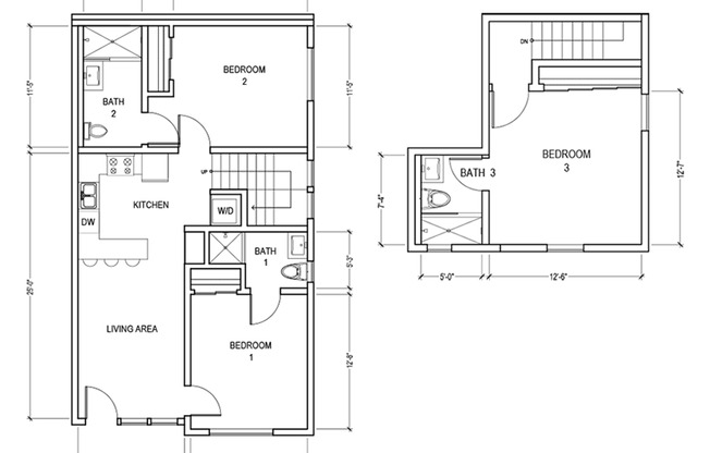 3 beds, 3 baths, 727 sqft, $5,750, Unit #2718.2