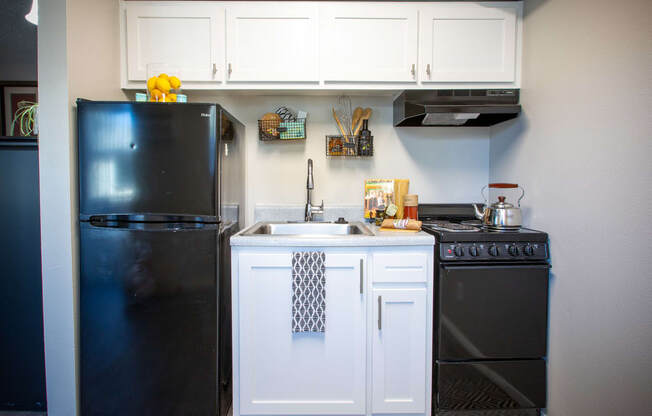 Kitchen at Encanto Lofts in Albuquerque New Mexico