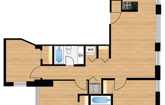 3 beds, 2 baths, $5,250, Unit 205