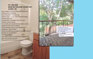 $1,275 Winter Special 2 Bedroom Second Floor