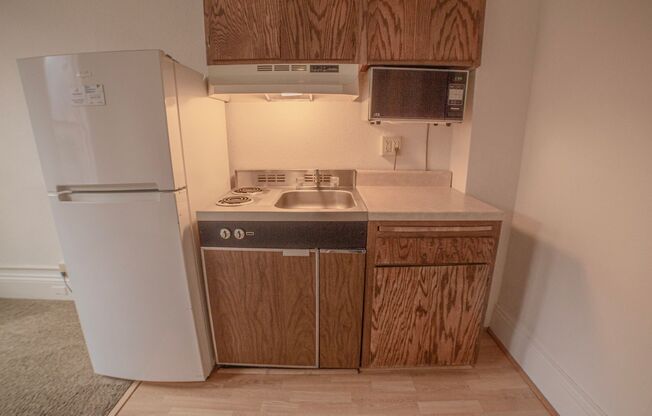 Studio, 1 bath, 195 sqft, $470, Unit 309