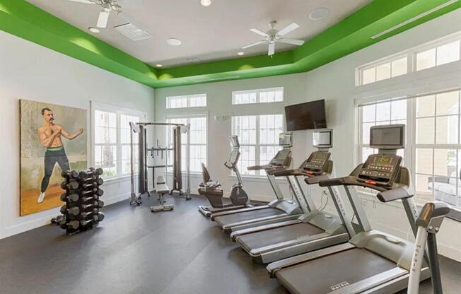 Cardio Machines In Gym at Century Avenues Apartments, Florida, 33813