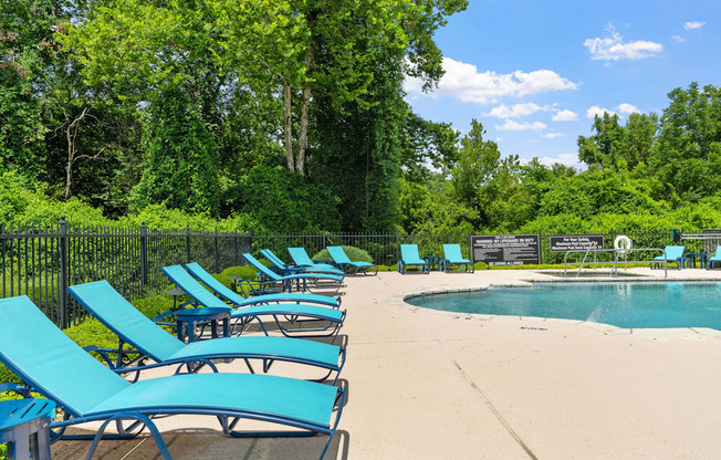 Pool with Lounge Chairs