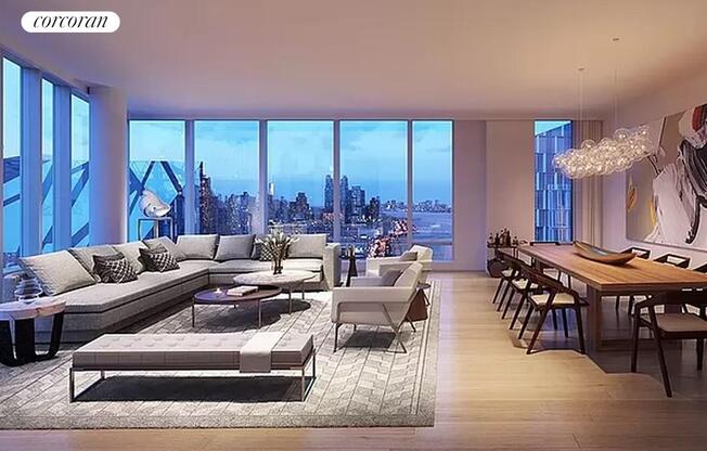 1 bed, 1 bath, 887 sqft, $7,500, Unit 23F