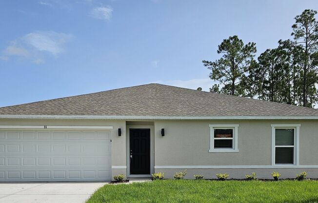NEW CONSTRUCTION 4/2 home in Palm Coast