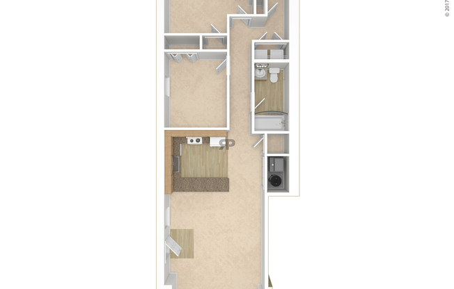 2 beds, 1 bath, 859 sqft, $1,426