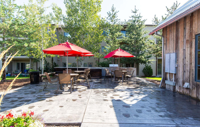 our patio is the perfect place to hang out with your family and friends at Mullan Reserve Apartments, Missoula, MT